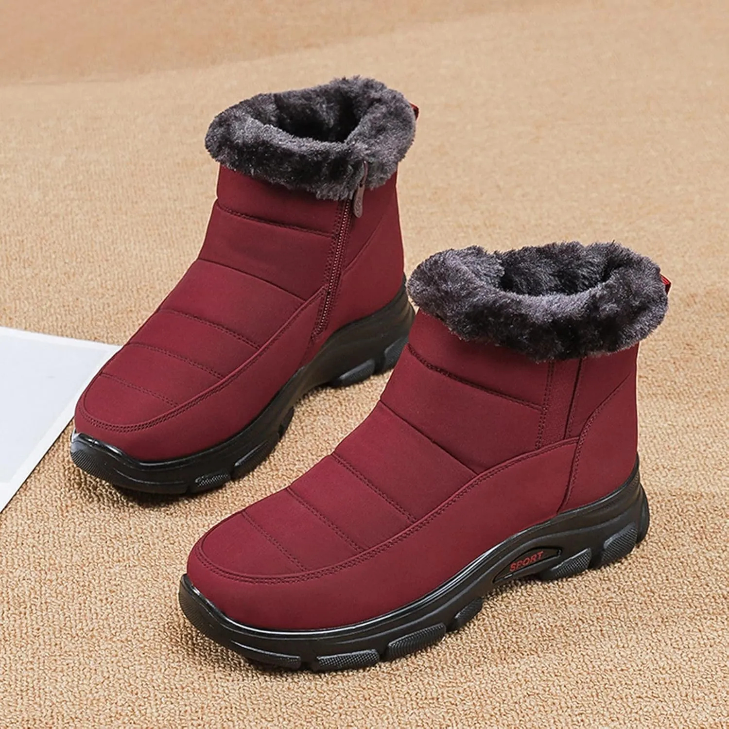 Women's Snow Boots Womens Boots Winter Ankle Woman Boots Winter Women's Winter Boots Botas Waterproof Para Mujer De Trabajo