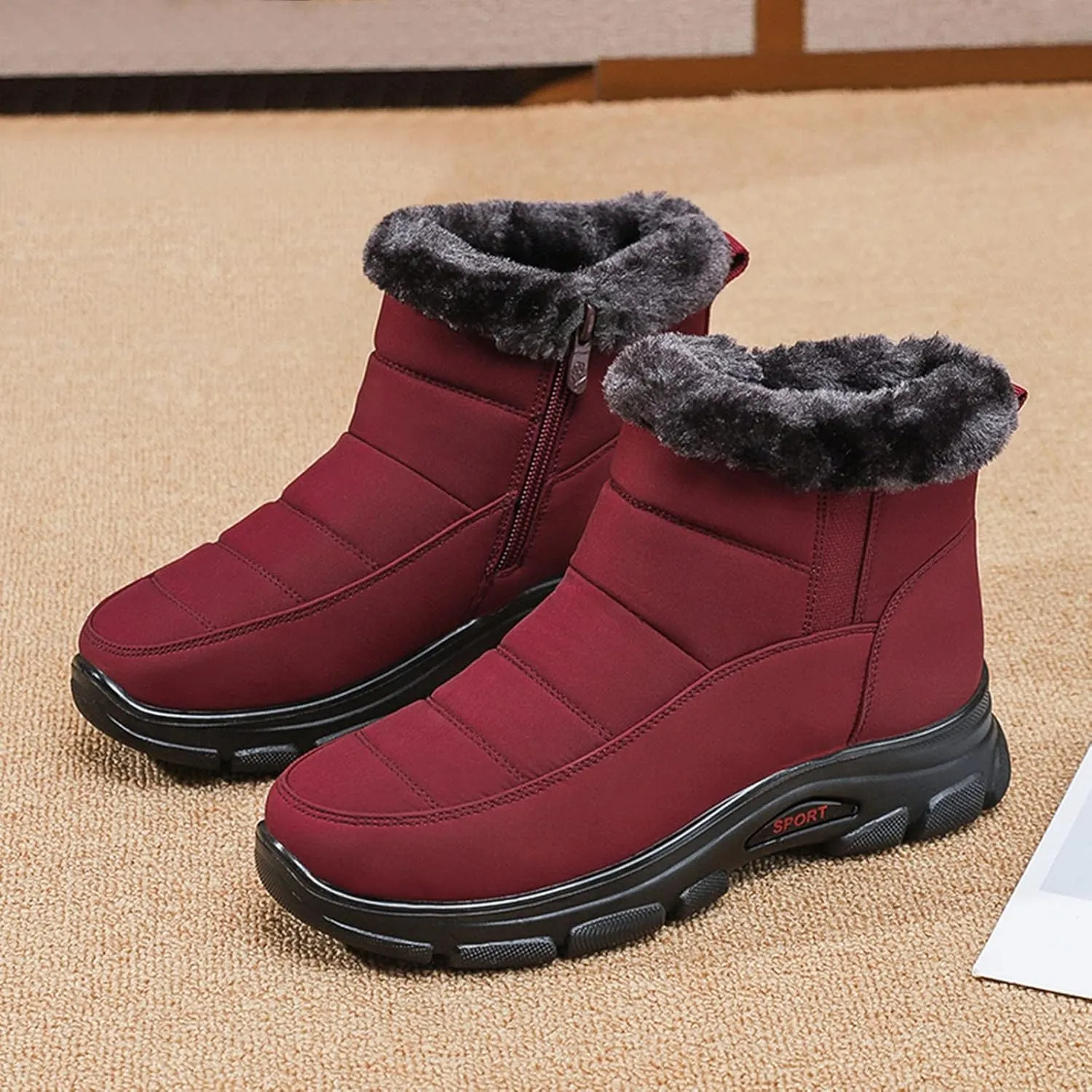 Women's Snow Boots Womens Boots Winter Ankle Woman Boots Winter Women's Winter Boots Botas Waterproof Para Mujer De Trabajo