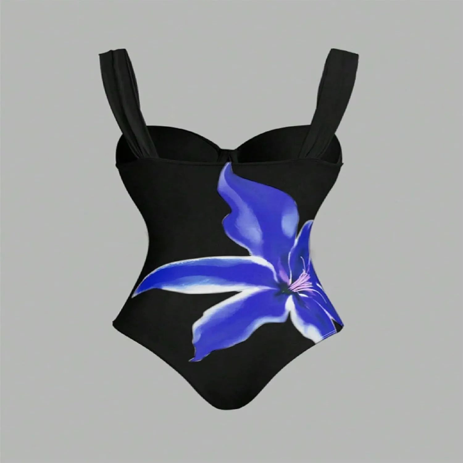 Women's Two-Piece Swimwear with Beach Cover Ups Sexy Fashion Flower Print Sexy Sports Swimsuit with Warp Skirt 2025