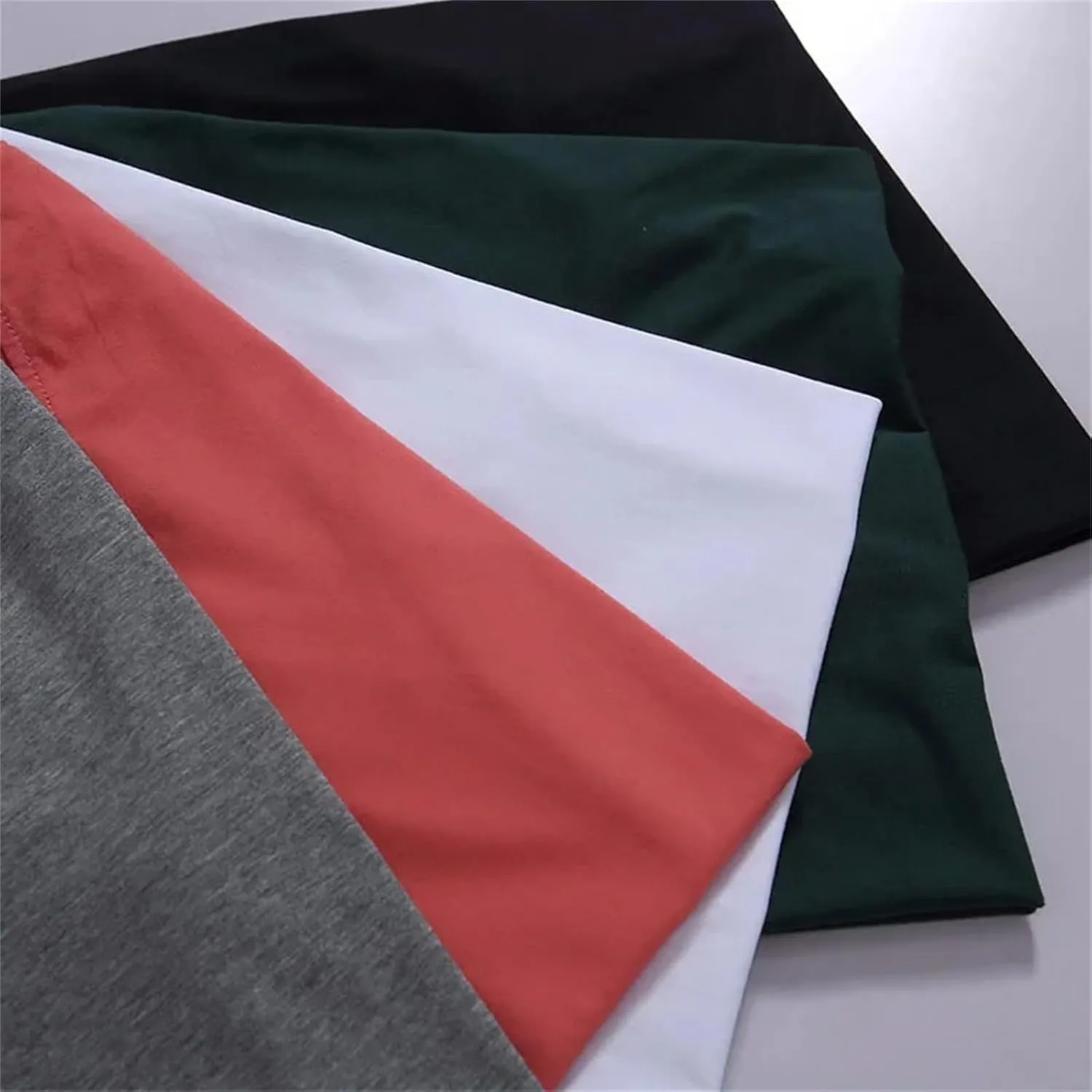 Women's V-Neck Casual Solid Color Short-Sleeved T-Shirt Cotton Slim Fit Soft Daily Bottoming Shirt
