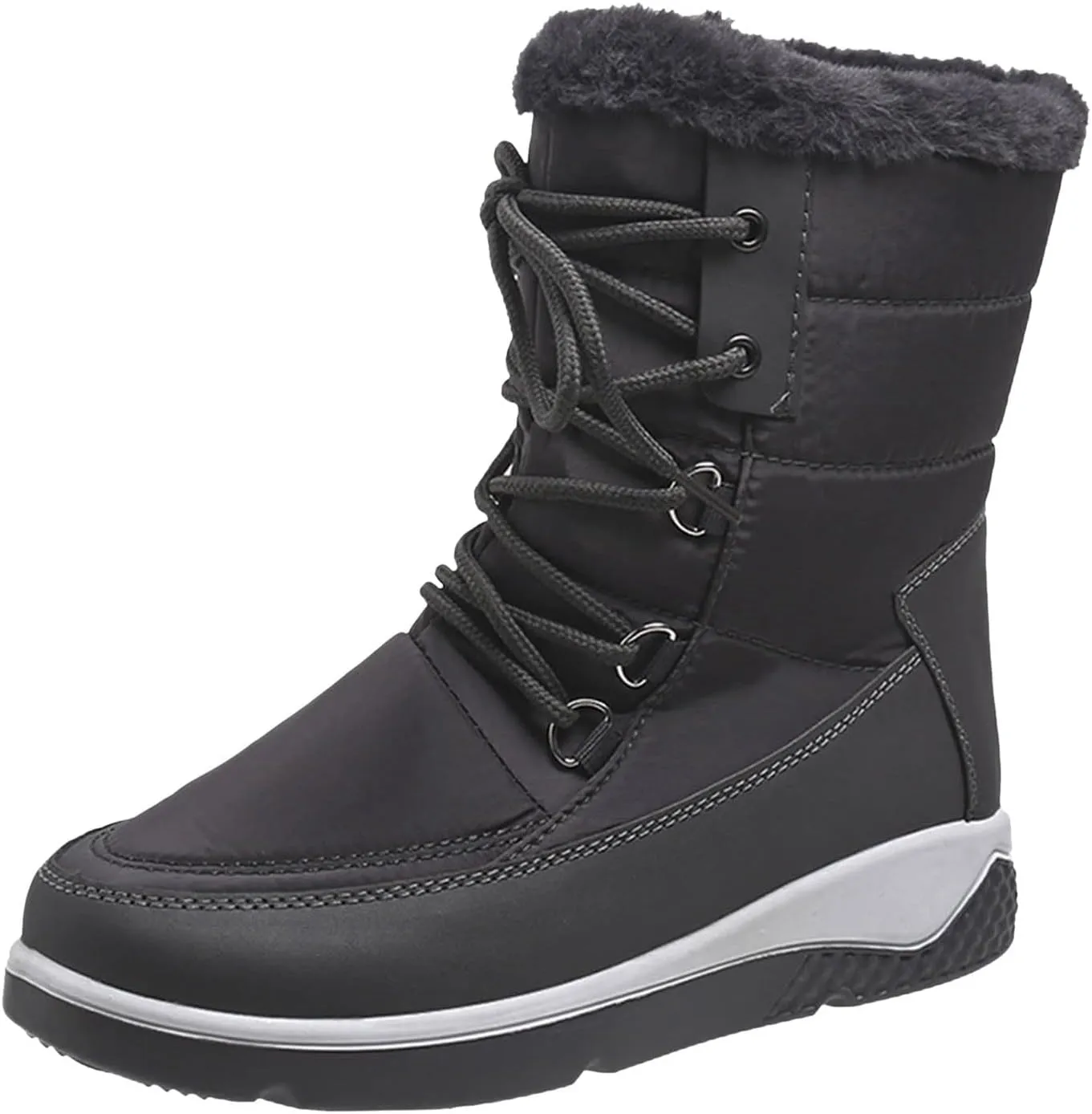 Womens Waterproof Snow Boots Size 11 Womens Size 7 Winter Boots Pink Cute Womens Insulated Snow Boots Size 9 Long Waterproof Slip Resistant Work Boots for Women Botas Para El Frio
