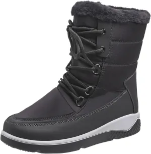Womens Waterproof Snow Boots Size 11 Womens Size 7 Winter Boots Pink Cute Womens Insulated Snow Boots Size 9 Long Waterproof Slip Resistant Work Boots for Women Botas Para El Frio